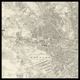 Personalised Old Map of Salford