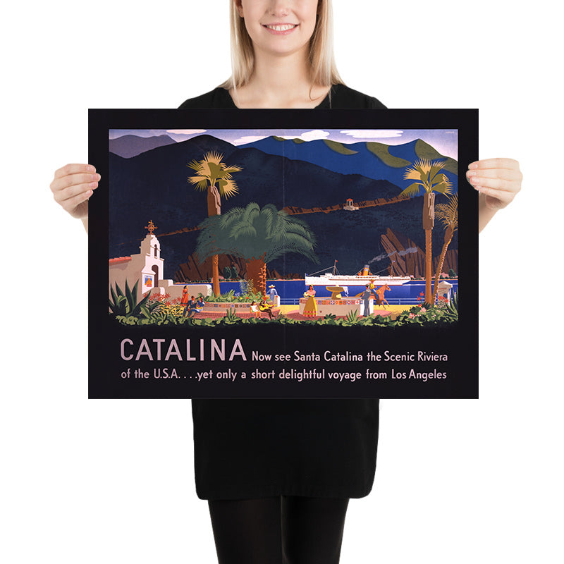 Catalina Island Travel Poster: Now See Santa Catalina by Otis Shepard, 1935