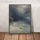 The Storm at Cape Aya by Ivan Konstantinovich Aivazovsky, 1899