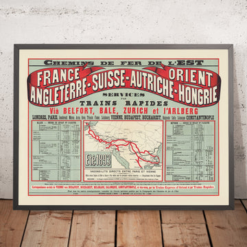A framed image of 