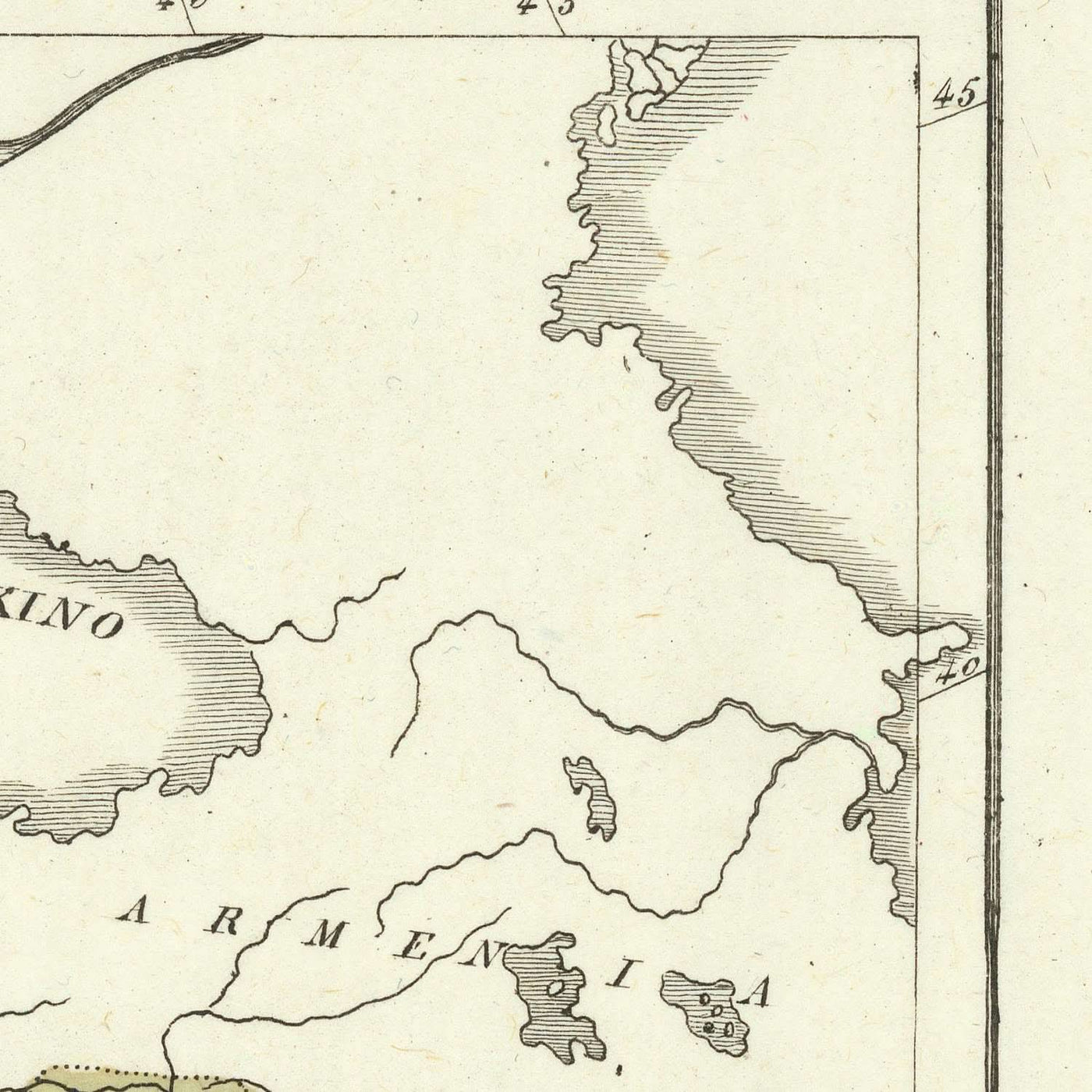 Antigua mapa de las Cruzadas de Marmocchi, 1838: Rutas, Jerusalén, Antioquía, Constantinopla 