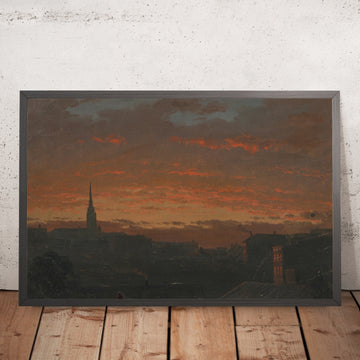 A framed image of 
