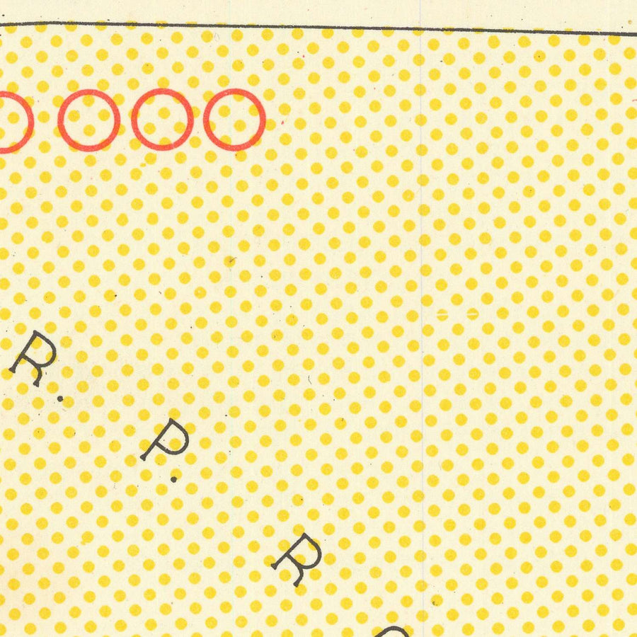 Vecchia mappa pittorica della Jugoslavia di Kopac, 1959: Belgrado, Zagabria, Mare Adriatico, Castelli, Montagne 