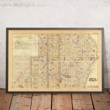 Old Map of East Harlem, New York City by Bromley, 1879: St. Paul's Catholic Church, Harlem Gas Works.