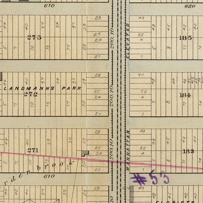Mapa antiguo del Upper East Side y Lenox Hill, Nueva York 1879: Biblioteca, Hospital Presbiteriano, Asilo de Expósitos de Nueva York, 7.º Reg. Arsenal