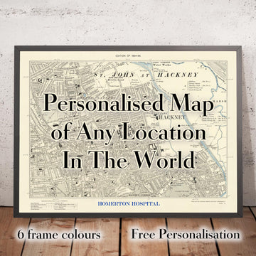 Personalised Old Map (Made with Map Maker)