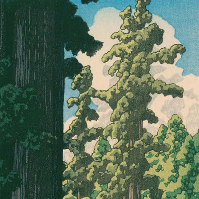 Der Weg nach Nikko von Hasui Kawase, 1935 