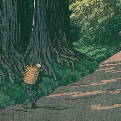 Der Weg nach Nikko von Hasui Kawase, 1935 