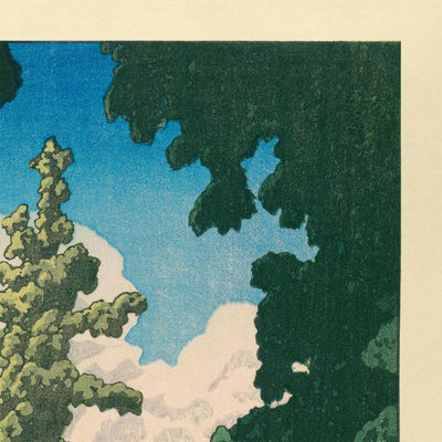 Der Weg nach Nikko von Hasui Kawase, 1935 