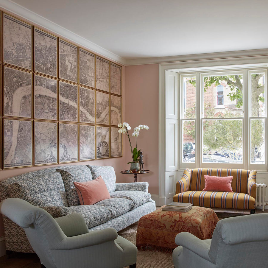 Grande carte complète de Londres en 1746 par John Rocque