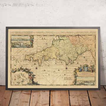 Ancienne carte du sud-ouest de l&