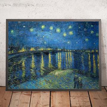 Notte stellata sul Rodano di Vincent van Gogh, 1888 