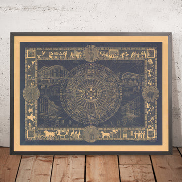 Ancien tableau de recettes de cocktails par Diboll, 1931 : illustration de mixologie de la prohibition 