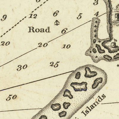 Old Tripoli Nautical Chart by Heather, 1802: Lebanon, Syria, Coastal Details, Forts