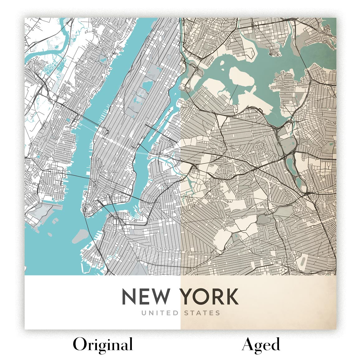 Mapa de la ciudad moderna de West Bridgewater, MA: Universidad Estatal, Bridgewater Common, Sociedad Histórica, Antiguo Ayuntamiento, Iglesia Congregacional 