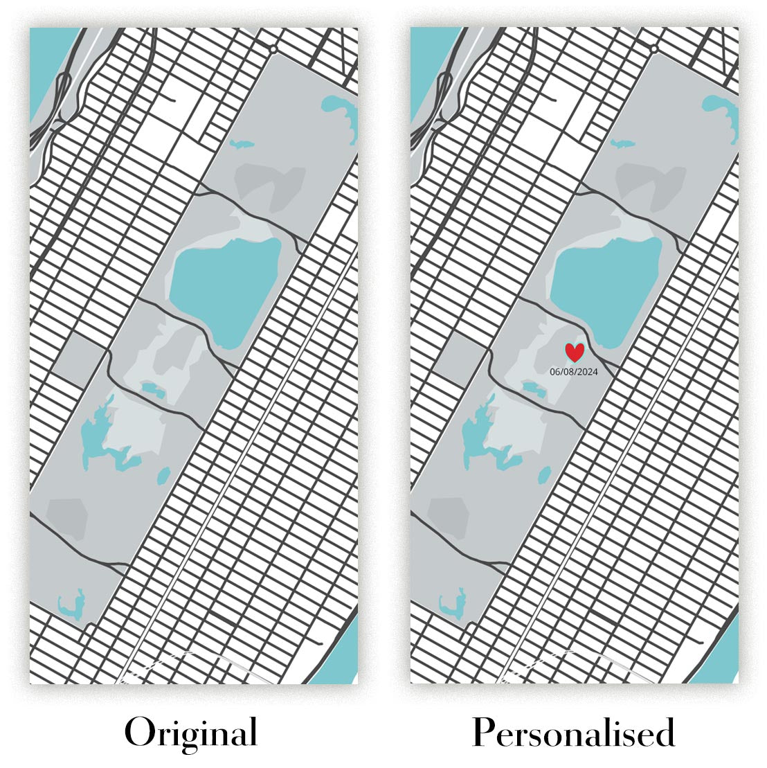 Mapa de la ciudad moderna de West Bridgewater, MA: Universidad Estatal, Bridgewater Common, Sociedad Histórica, Antiguo Ayuntamiento, Iglesia Congregacional 