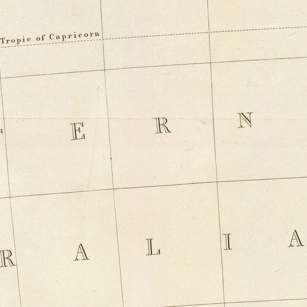 Old Map of Western Australia by Arrowsmith, 1844: Perth, Adelaide, Coastlines, Counties, Discoveries