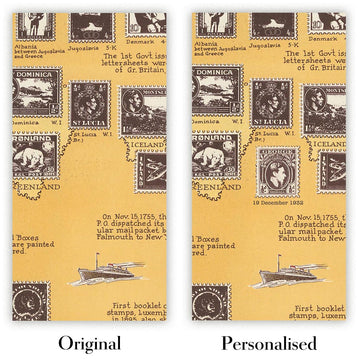 Image showing the difference between an Original map and a Personalised map