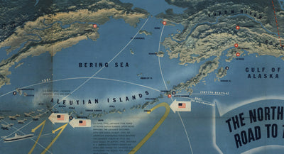 NavWarMap No. 4 - Old World War 2 Map, 1944 - Pacific Battles, Pearl Harbour, US vs. Japan - US Navy Educational & Propaganda Map