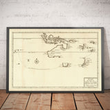 Alte historische Karte von Neuholland im Jahr 1726 von Francois Valentijn - Abel Tasman, Australien, Neuseeland, Borneo, Neuguinea 
