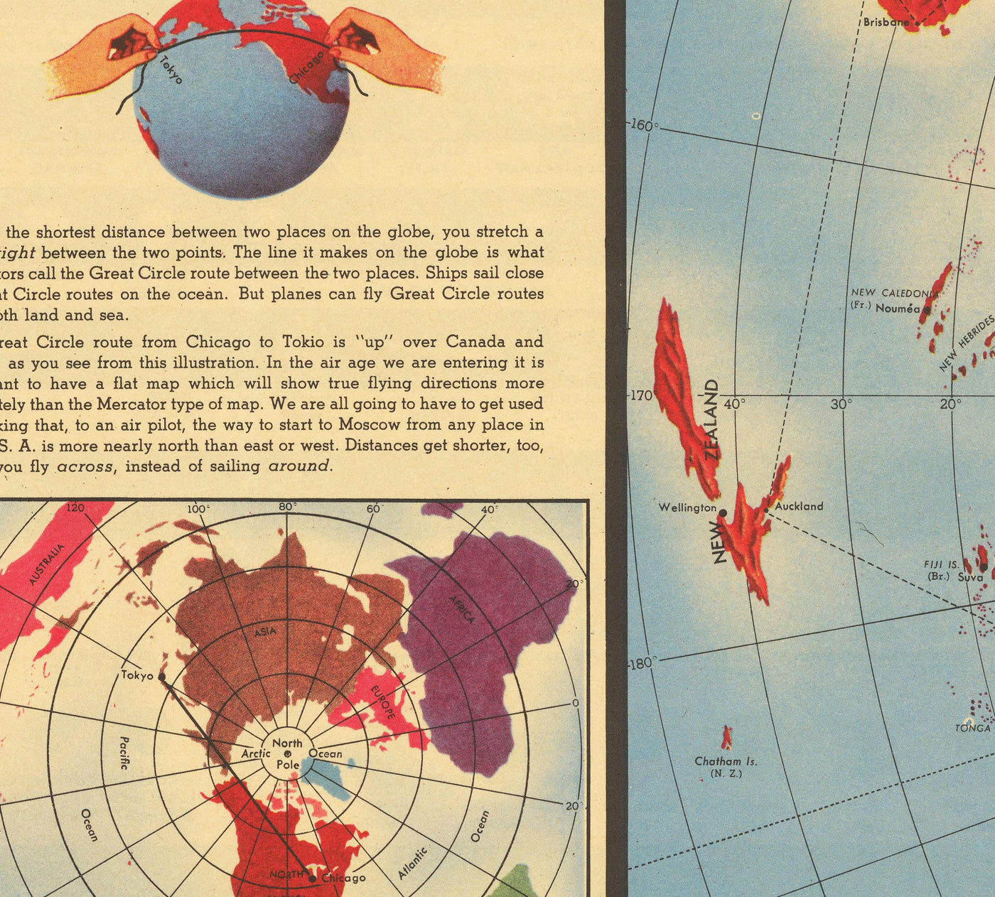 Carte mondiale de l'Old Force Air Force, 1943 - Emblème, Insignia, Tableau rondelle - Histoire des aéronefs et de l'aviation