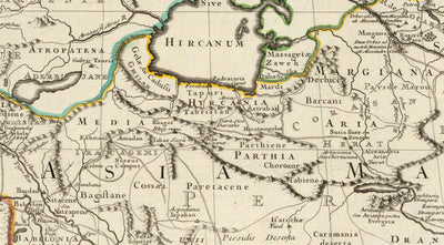 Alte Karte des Reiches von Alexander dem Großen, 1731 - 336-323 v. Chr., Ägypten, Türkei, Naher Osten, Persien, Afghanistan 