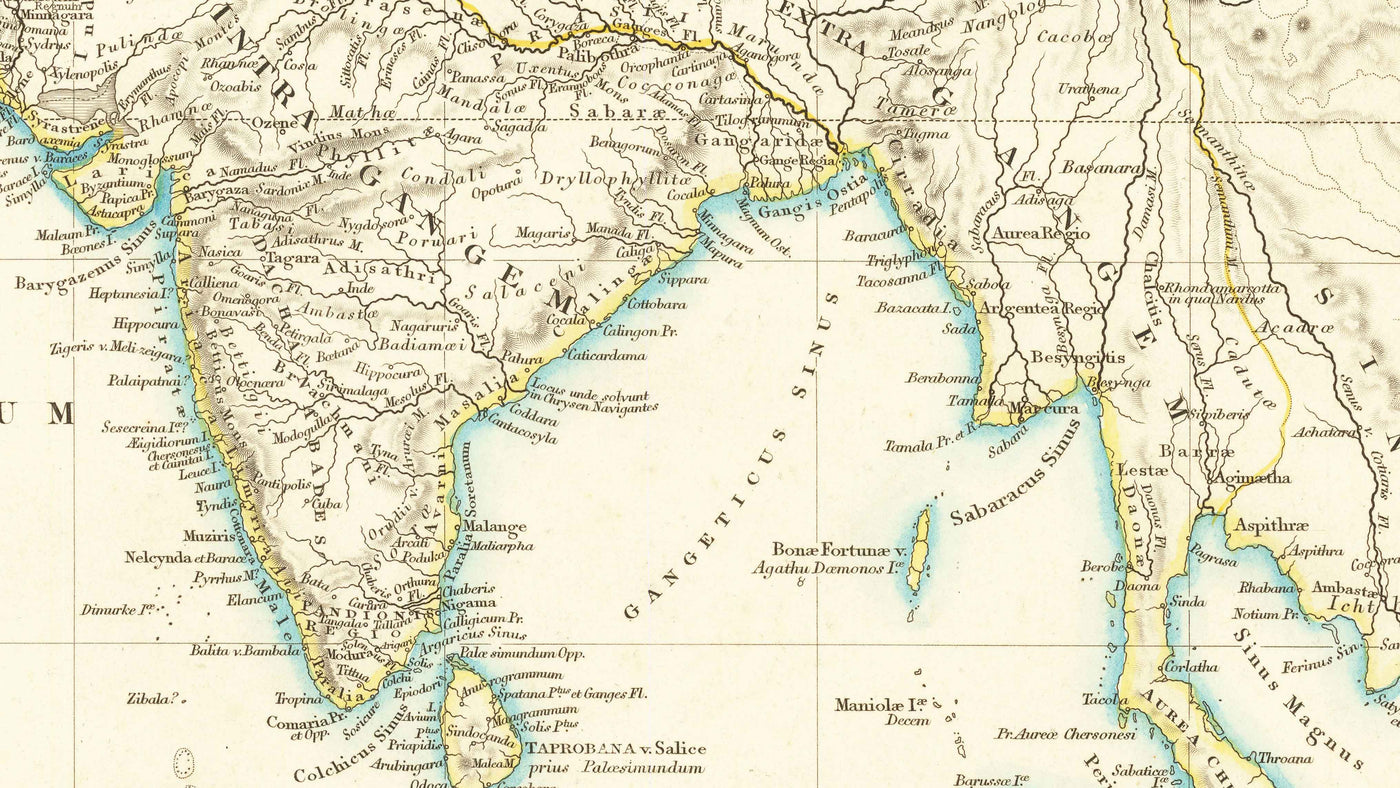 Old Map of the Ancient World by Arrowsmith, 1822 - Medieval Europe, Middle East, Africa - Orbis Veteribus Notus