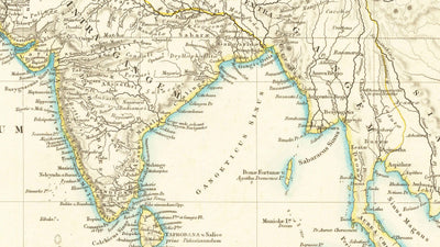 Old Map of the Ancient World by Arrowsmith, 1822 - Medieval Europe, Middle East, Africa - Orbis Veteribus Notus