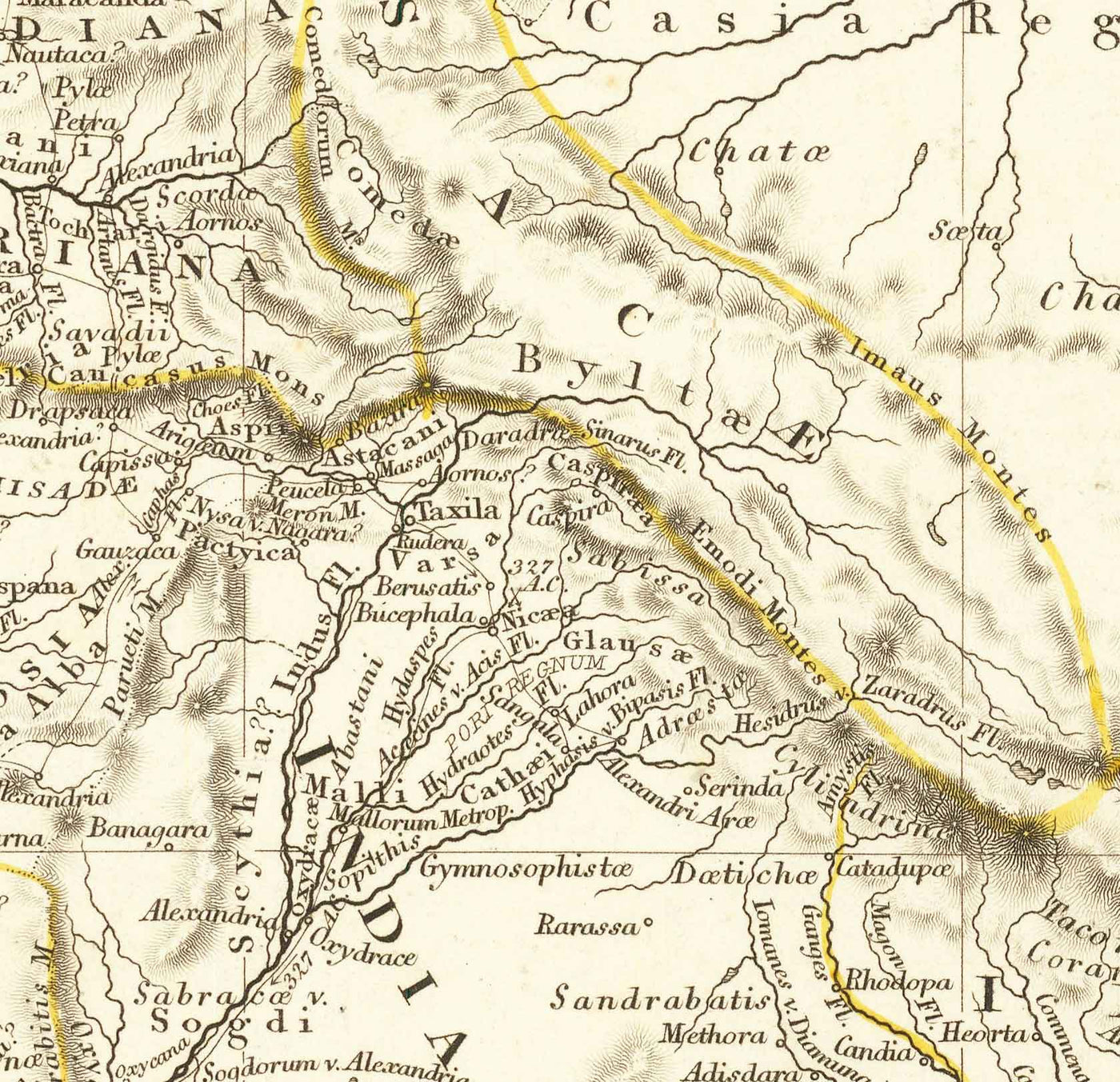 Old Map of the Ancient World by Arrowsmith, 1822 - Medieval Europe, Middle East, Africa - Orbis Veteribus Notus
