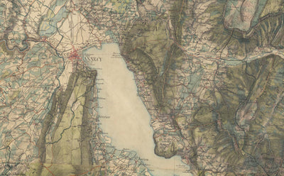 Custom Old Map of France - Make Your Own 1800s French General Chart (Carte de l'état-major)