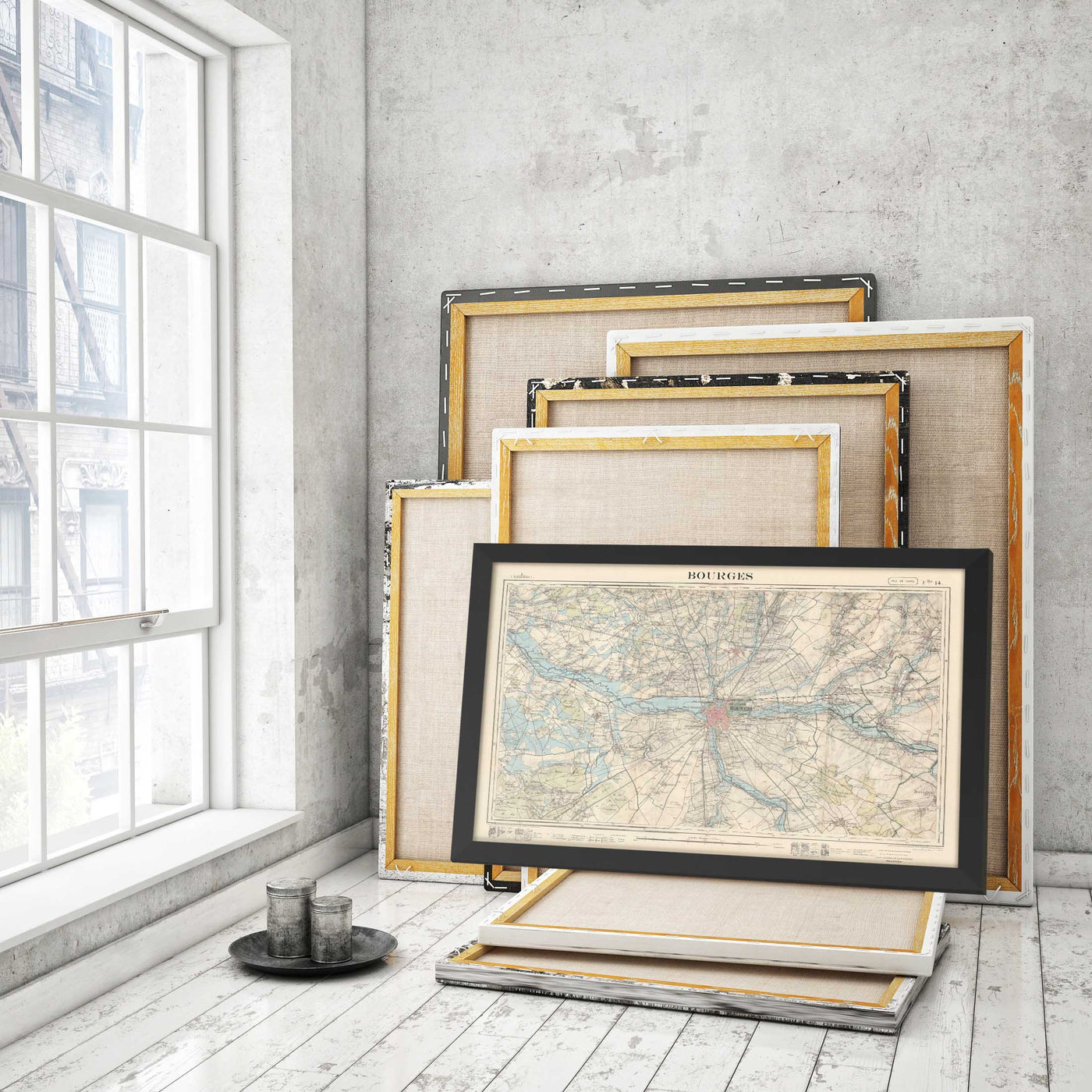 Custom Old Map of France - Make Your Own 1800s French General Chart (Carte de l'état-major)