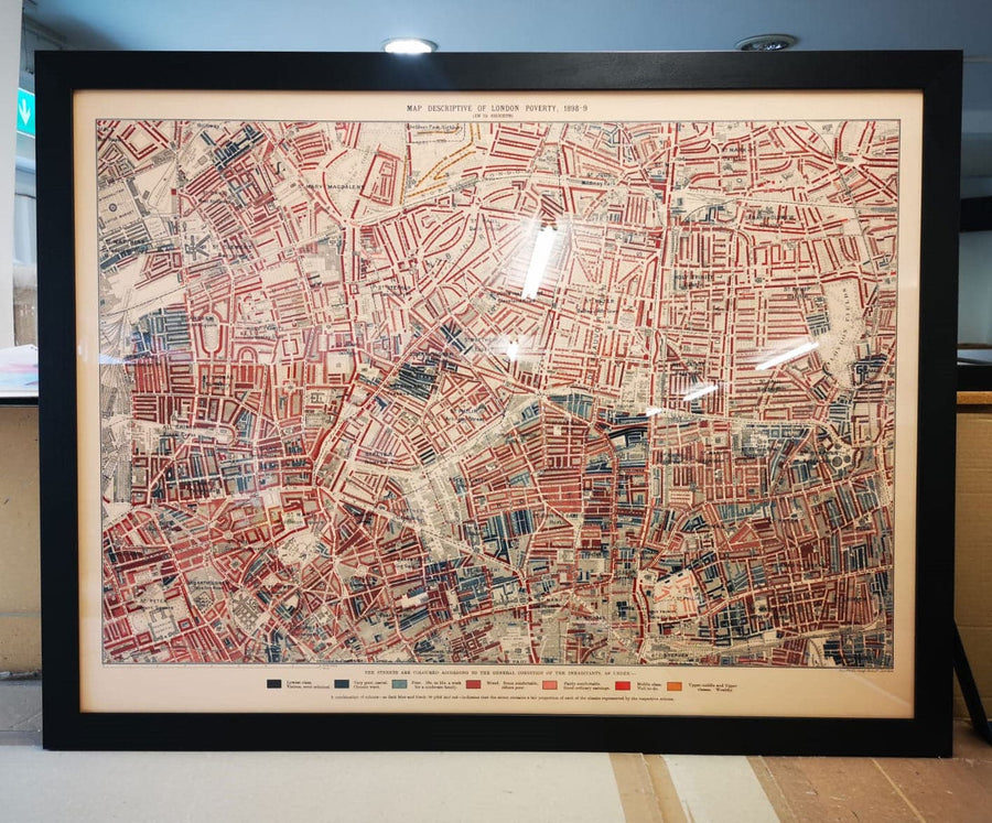 Grande Mappa Antica di Londra - 1746, 1788, 1830 o 1862. Grande mappa personalizzata fino a 4 metri (13 piedi) 