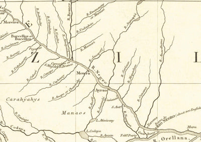 Old Map of Colombia, 1834 by Arrowsmith - Gran Colombia, Venezuela, Ecuador, Peru, Caribbean, Panama