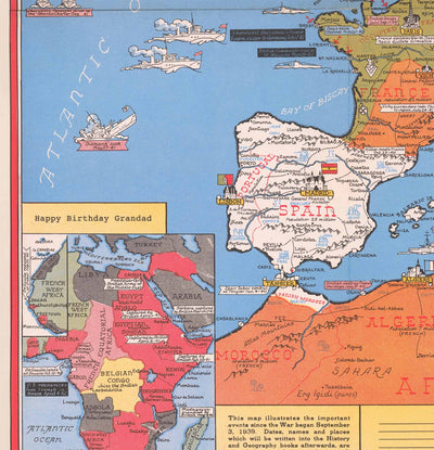 World War 2 "Japan the Target" Pictorial Map, 1942 by Ernest Dudley Chase - Illustrated Old WW2 Bombing Chart - China, Japan, Korea