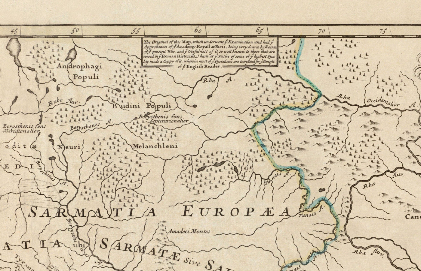 Old Roman Empire World Map From 400 AD - Giant Huge Rare Vintage Map of Byzantine