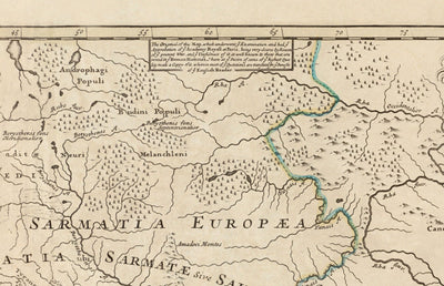 Old Roman Empire World Map From 400 AD - Giant Huge Rare Vintage Map of Byzantine