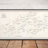 Viejo Mapa de Hampshire, 1811 - Primera Tabla de Encuestas de artillería de triangulación - Colinas, Castillos, Steegles