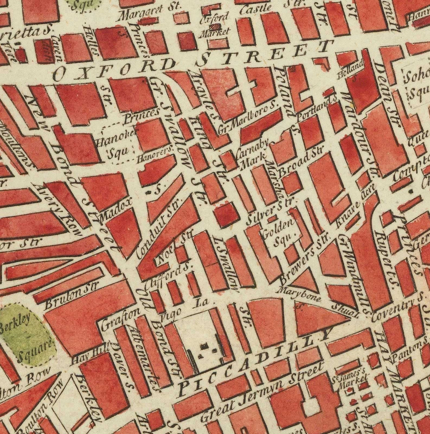 Mapa antiguo raro de Londres por Hogg, 1784 - Westminster, Ciudad de Londres, Soho, Holborn, Covent Garden 