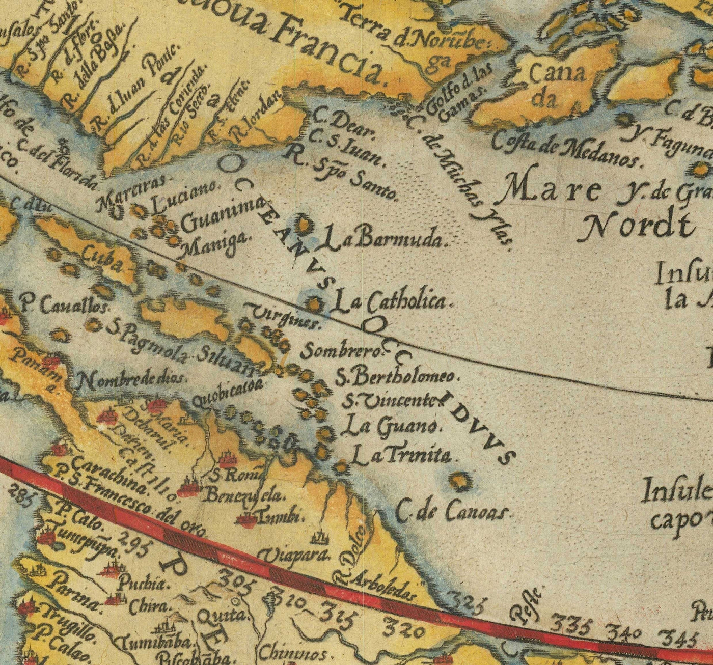 Very Old World Map, 1571 by Gerard De Jode - Cordiform Projection, Cherubs, Antarctica, Atlas, Early Colonialism