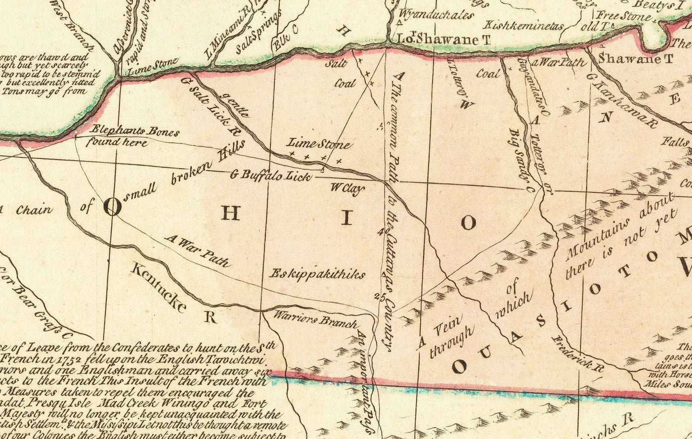 Ancienne carte des colonies britanniques en Amérique 1755 par Evans & Bowles - Colonies européennes et indigènes, États-Unis avant l'indépendance