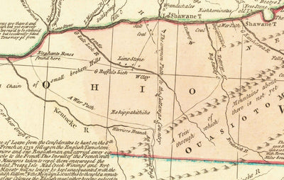Ancienne carte des colonies britanniques en Amérique 1755 par Evans & Bowles - Colonies européennes et indigènes, États-Unis avant l'indépendance