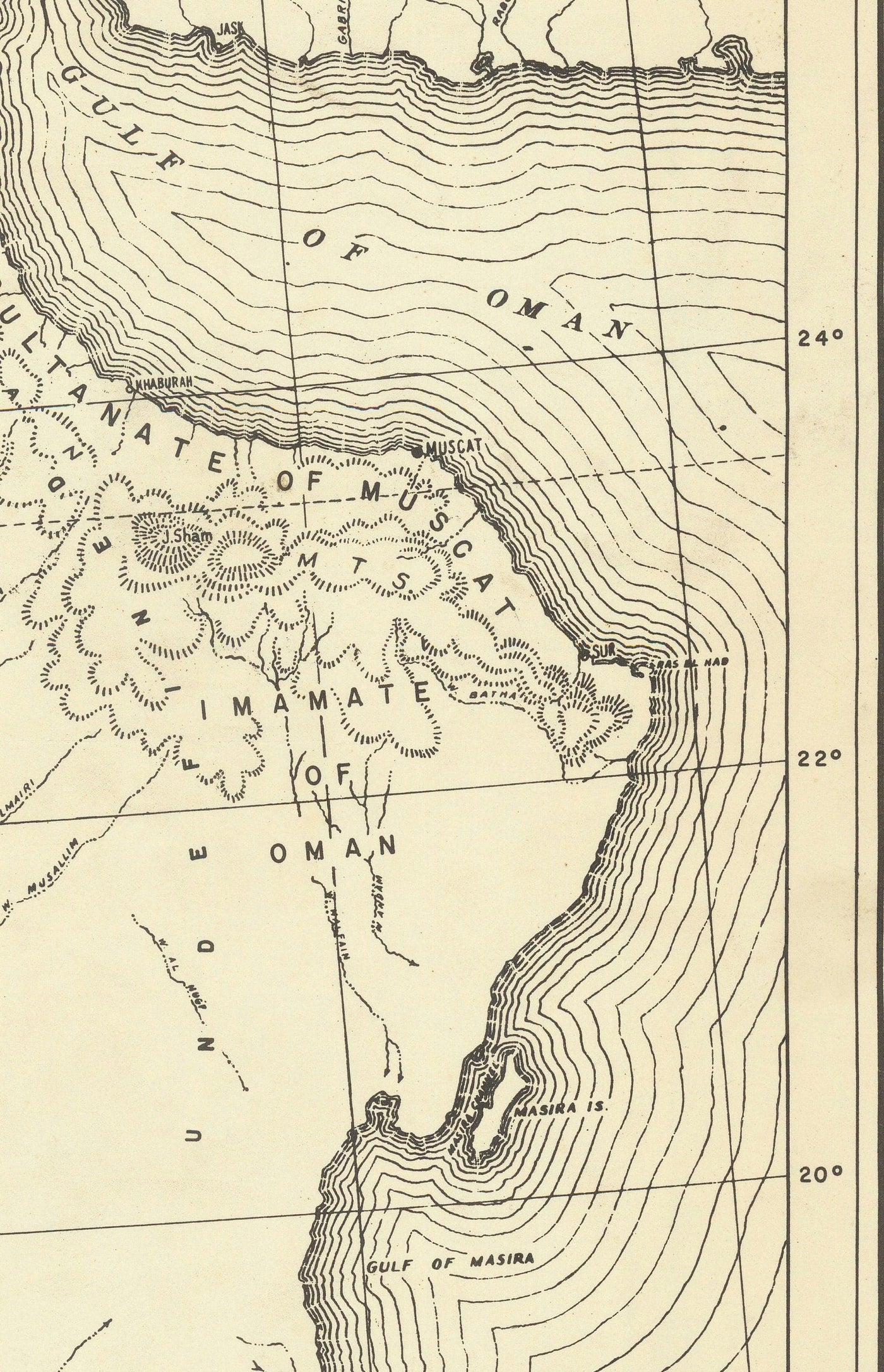 Alte Aramco-Karte, 1953 - Erste Karte der Arabischen Amerikanischen Ölgesellschaft - Saudi-Arabien, Pipelines, Förderung, Dubai, Riad 