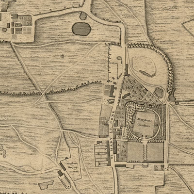 Masque de créateur avec carte historique personnalisée de Londres (Charles Booth, John Rocque, C&amp;J Greenwood)