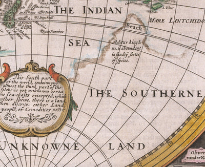 Mapa del viejo mundo, 1626 por John Speed