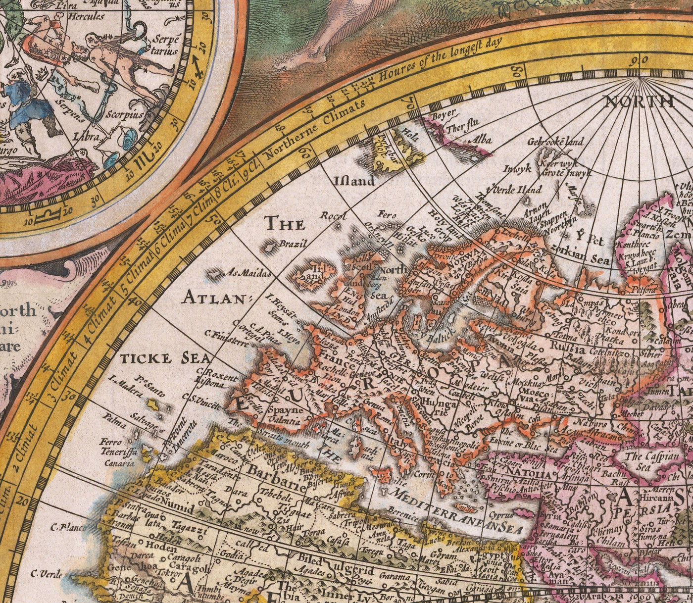 Mapa del viejo mundo, 1626 por John Speed