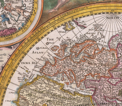 Mapa del viejo mundo, 1626 por John Speed
