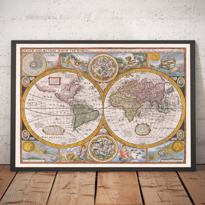 Mapa del viejo mundo, 1626 por John Speed