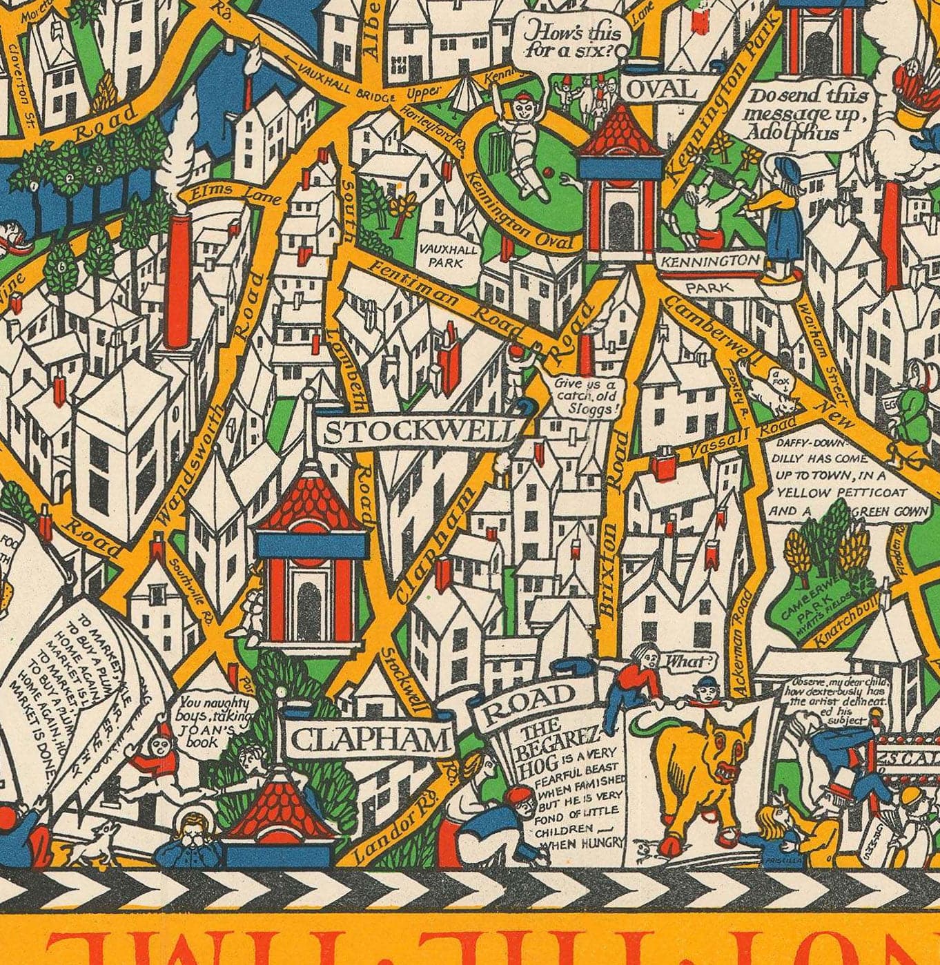 Ancienne carte de Londres, 1928 par Max Gill - La carte souterraine "merveilles" qui a sauvé le tube