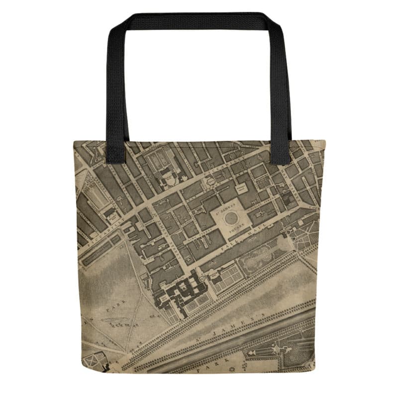 London Tote Bag - Ein einzigartiger Tragetasche mit alten Karten von London (Charles Booth, C&J Greenwood, John Rocque) 
