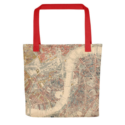 London Tote Bag - Ein einzigartiger Tragetasche mit alten Karten von London (Charles Booth, C&J Greenwood, John Rocque) 